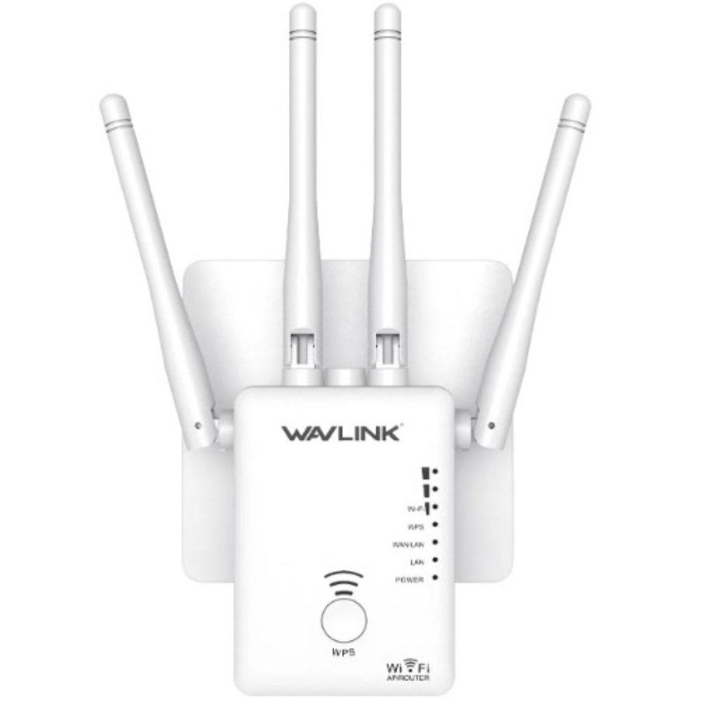 WiFi Range Extender - Signal Booster - Repeater w/ Ethernet Port - Dual Band